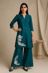 Azzure  2 piece with farshi shalwar Khadi silk