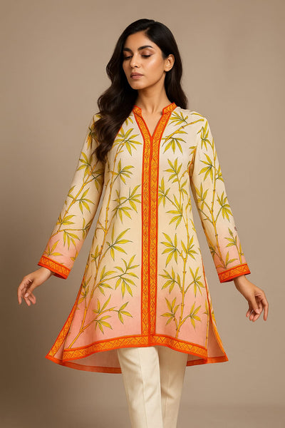 Daisy – Floral Digital Printed Pure Silk 2-Piece